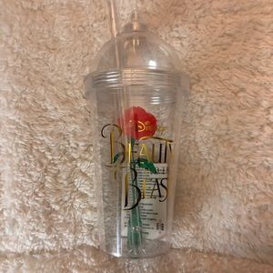 beauty and the beast tumbler cup